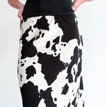 Load image into Gallery viewer, Salina Cow Print Skirt
