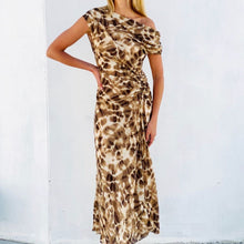 Load image into Gallery viewer, Sharryn Sleeveless Long Dress in Animal Print
