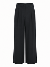 Load image into Gallery viewer, Lucy Pleated Pant in Black
