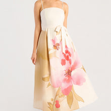 Load image into Gallery viewer, Symona Strapless Floral Dress
