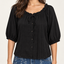Load image into Gallery viewer, Gypsy Frill Top in Black or White
