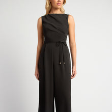 Load image into Gallery viewer, Terri Boat Neck Jumpsuit in Black
