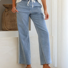 Load image into Gallery viewer, Wendy Racer Stripe Denim Jogger
