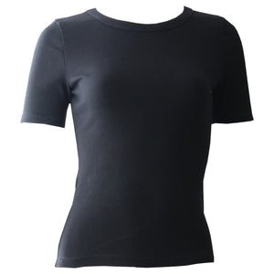 Natalie Skinny T Shirt in Black