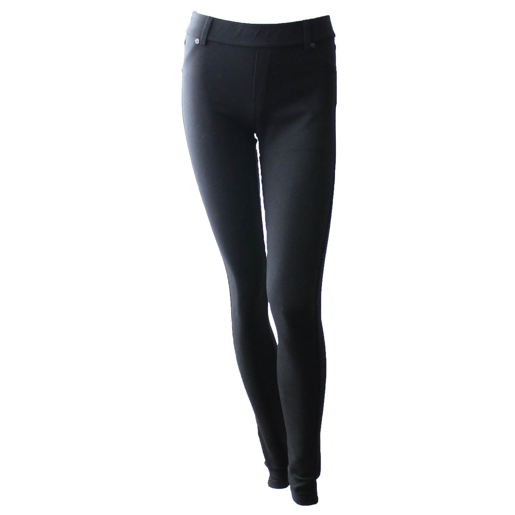 Luna Black Ponte Pant